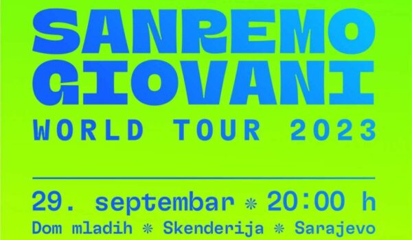 Svjetski spektakl u Sarajevu: Večeras u Domu mladih Sanremo Giovani World Tour